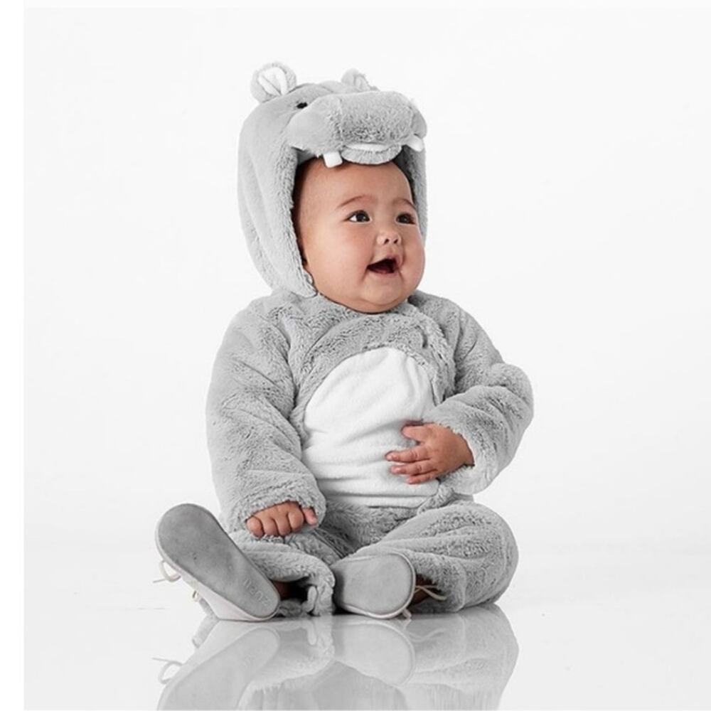 Pottery Barn hippopotamus costume size 0-6 months